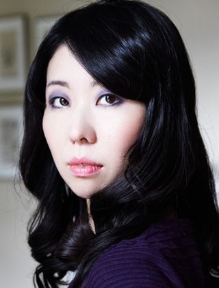 This photo shows a portrait of Miki Aoki. 