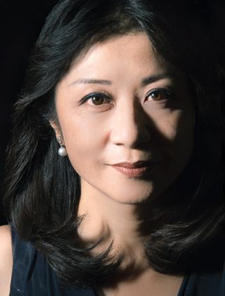 This photo shows a portrait of Megumi Hashiba. 